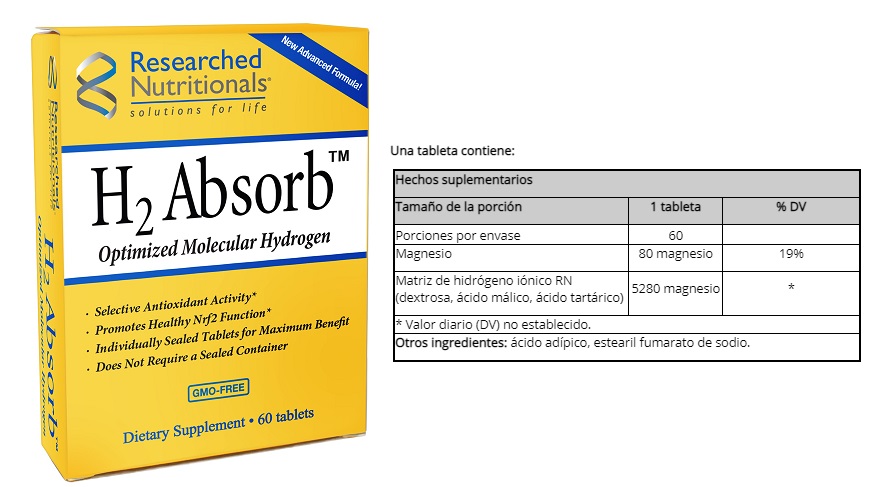 H2 ABSORB X 60 TABLETS