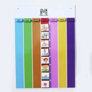 AGENDA VISUAL SEMANAL COLORES