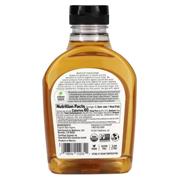 AGAVE NECTAR ORGÁNICO X 667 GR - Imagen 2