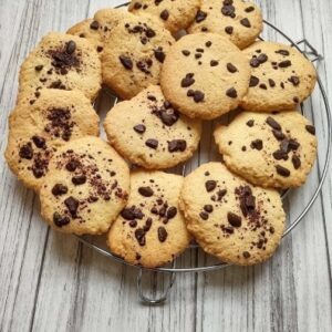 COOKIES DE VAINILLA CON CHIPS DE CHOCOLATE BAJO EN ALMIDONES X 250 GR
