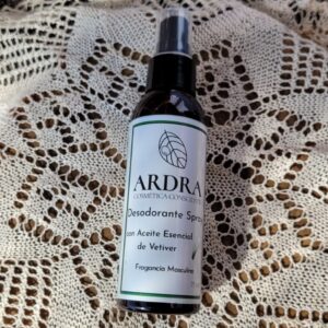 DESODORANTE SPRAY CON ACEITE ESENCIAL DE VETIVER