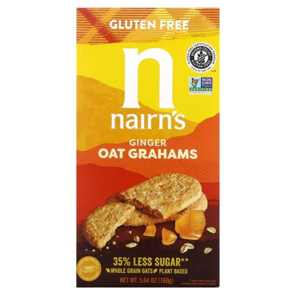 GALLETITAS DE AVENA Y JENGIBRE NAIRNS X 160 GR
