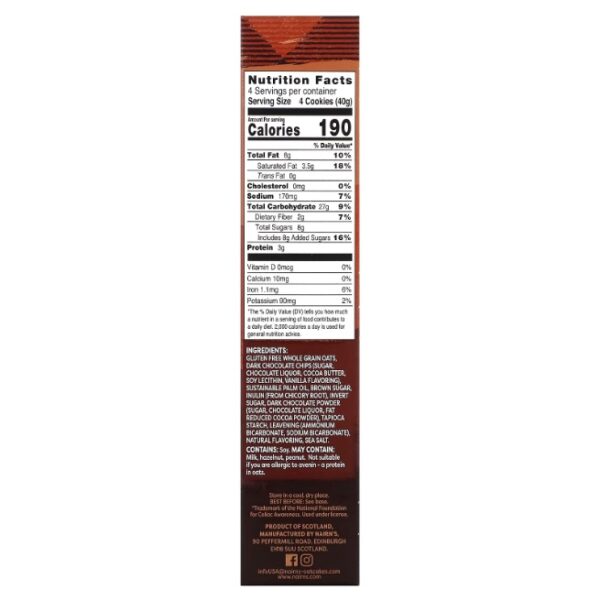 GALLETITAS GRAHAMS DE AVENA NAIRNS X 160 GR - Imagen 2