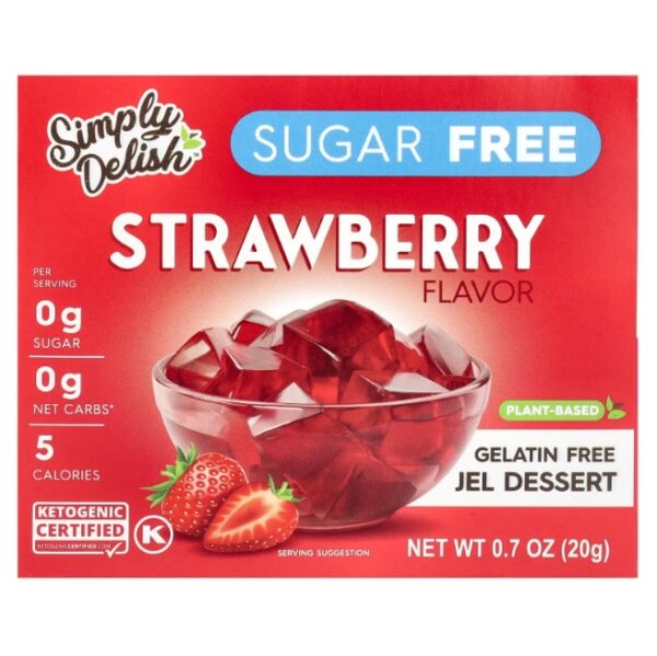 POSTRE DE GELATINA NATURAL FRESA X 20 GR