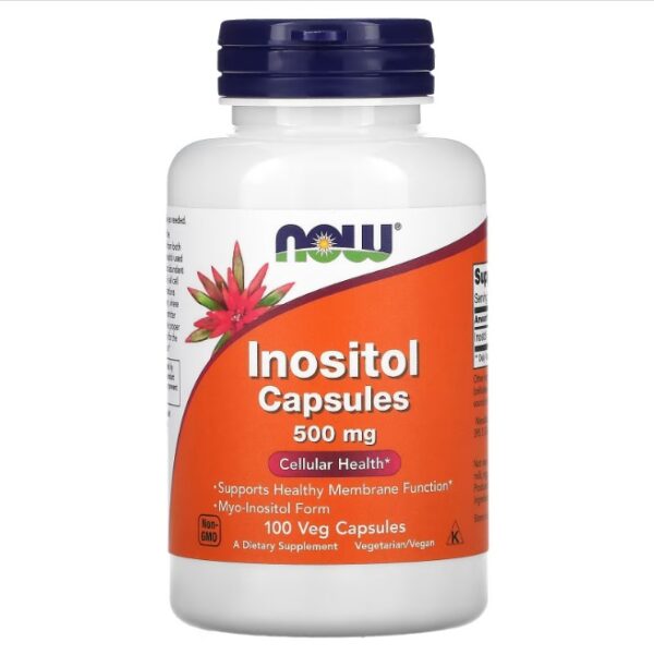 INOSITOL EN CAPSULAS, 500 MG X 100 V CAPS