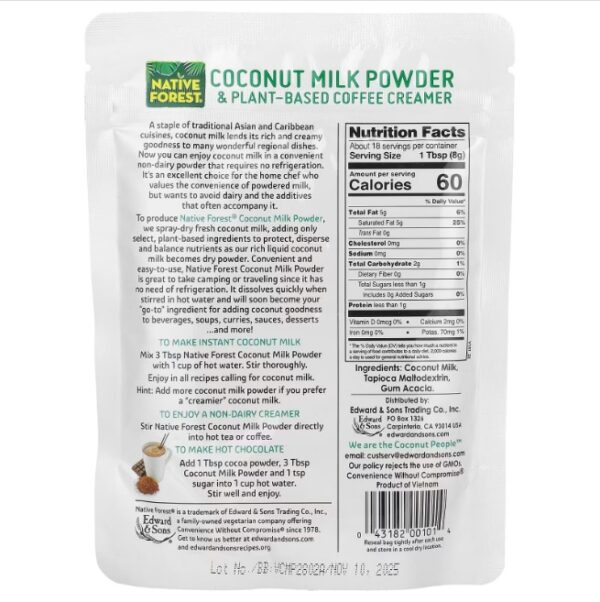 LECHE DE COCO EN POLVO X 150 GR - Imagen 2