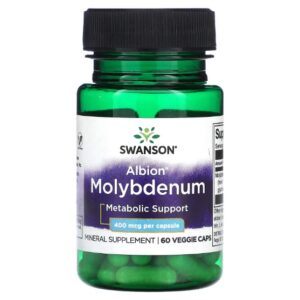 MOLIBDENO DE ALBION X 400 MCG X 60 V CAPS