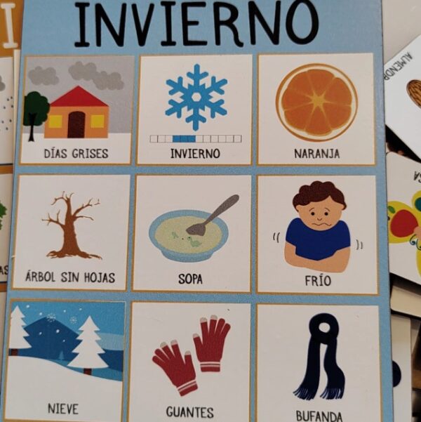 BINGO DE LAS 4 ESTACIONES - Imagen 3