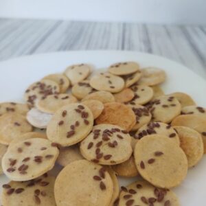 BIZCOCHOS DE LINO, SESAMO Y AMAPOLA BAJO EN ALMIDONES X 200 GR