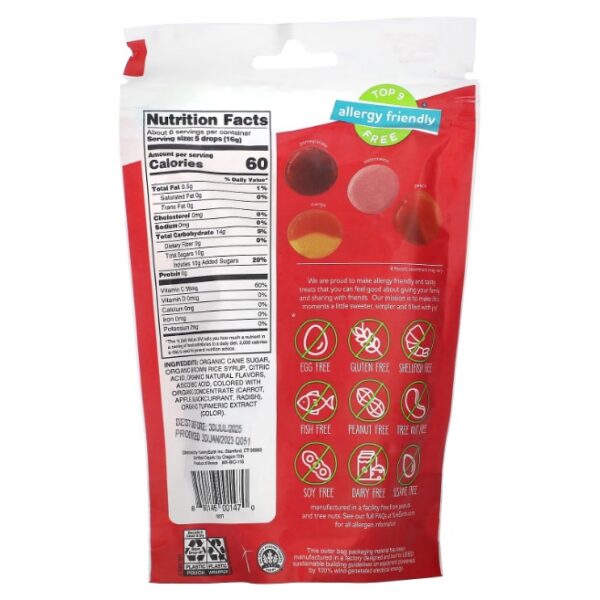 CARAMELOS ORGANICOS 4 SABORES X 93,6 GR - Imagen 2