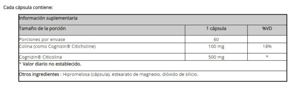 CDP COLINA X 60 CAPS - Imagen 2