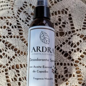 DESODORANTE SPRAY CON ACEITE ESENCIAL DE COPAIBA