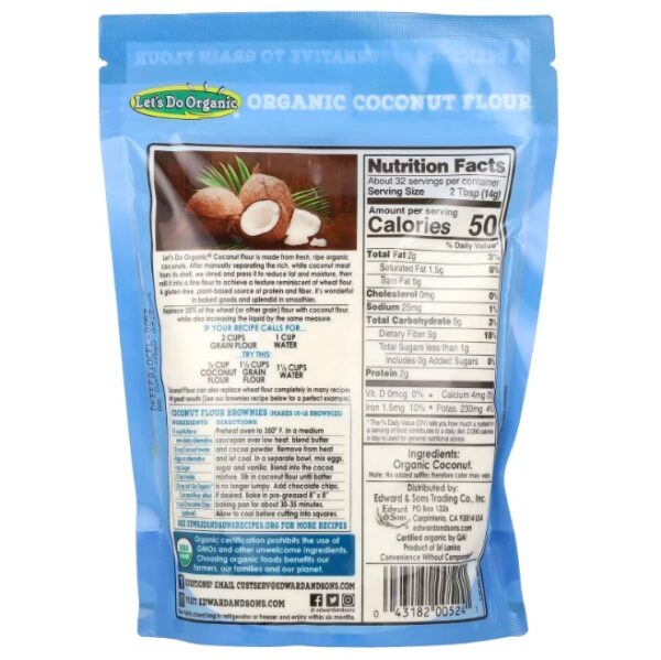HARINA DE COCO X 454 GR - Imagen 2