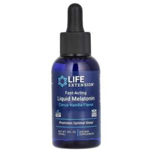 MELATONINA LIQUIDA DE ACCIÓN RÁPIDA, CITRICOS Y VAINILLA X 3 MG, 59 ML