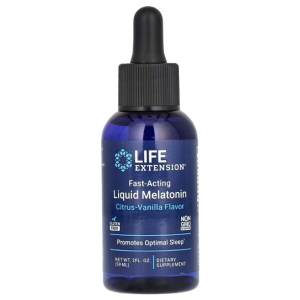 MELATONINA LIQUIDA DE ACCIÓN RÁPIDA, CITRICOS Y VAINILLA X 3 MG, 59 ML