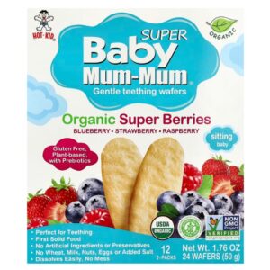 OBLEAS SUAVES PARA LA DENTICIÓN , SUPERBAYAS ORGÁNICAS