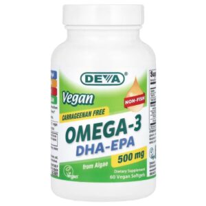 OMEGA-3 VEGANO y DHA-EPA, 500 MG X 60 CAPS