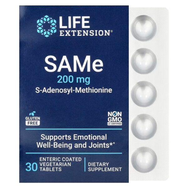 SAME, S-ADENOSIL-METIONINA 200 MG X 30 CAPS