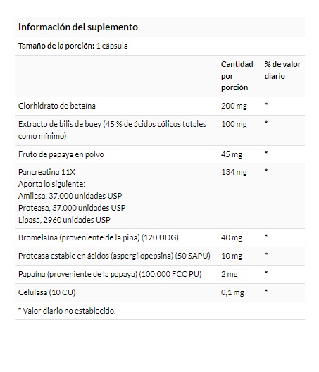 NOW FOODS, SUPER ENZIMAS X 90 CAPS - Imagen 3