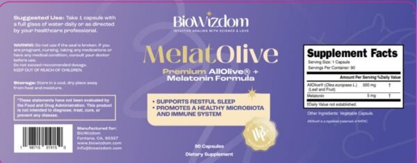 MelatOlive Formula - Imagen 2