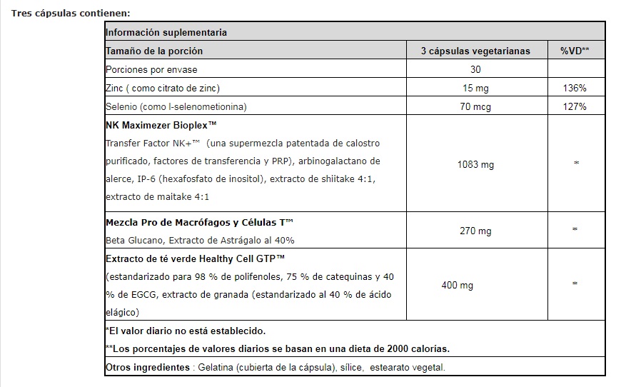 MULTI-INMUNE DETOX X 90 CAPS - Imagen 2