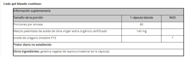 OREGANOL X 60 SOFTGELS - Imagen 2