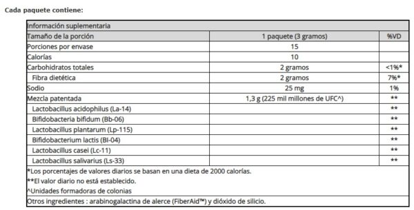 PRO BIO PREMIUM X 15 PACKETS PROBIOTICO 225 BILLONES - Imagen 2