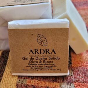 GEL DE DUCHA SÓLIDO OLIVA Y RICINO