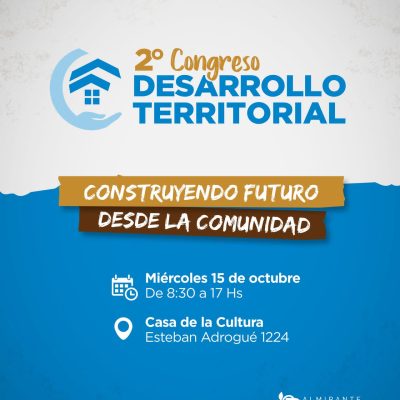 15 Octubre 2025 – Invitación al 2do Congreso Desarrollo Territorial